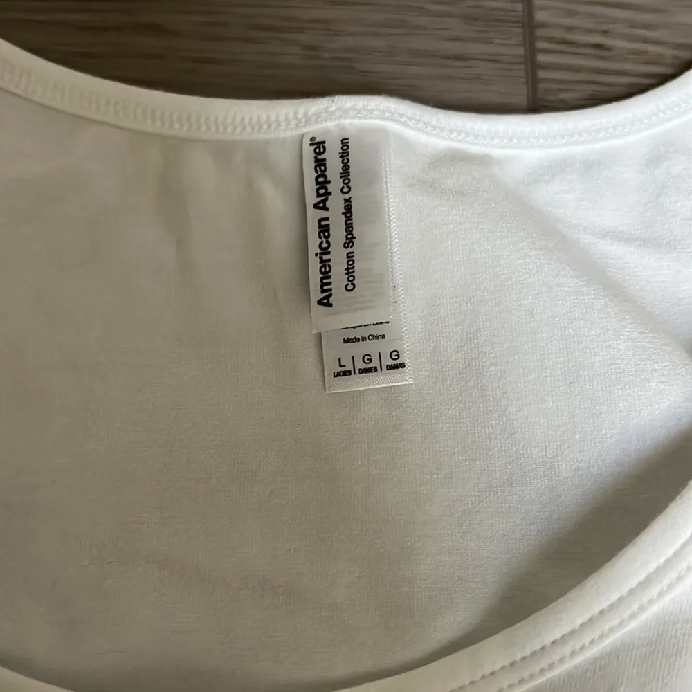 American Apparel white crop top - Picture 3 of 5